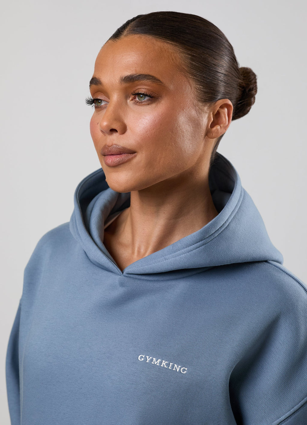 Gym King 365 Relaxed Fit Hoodie - Faded Indigo