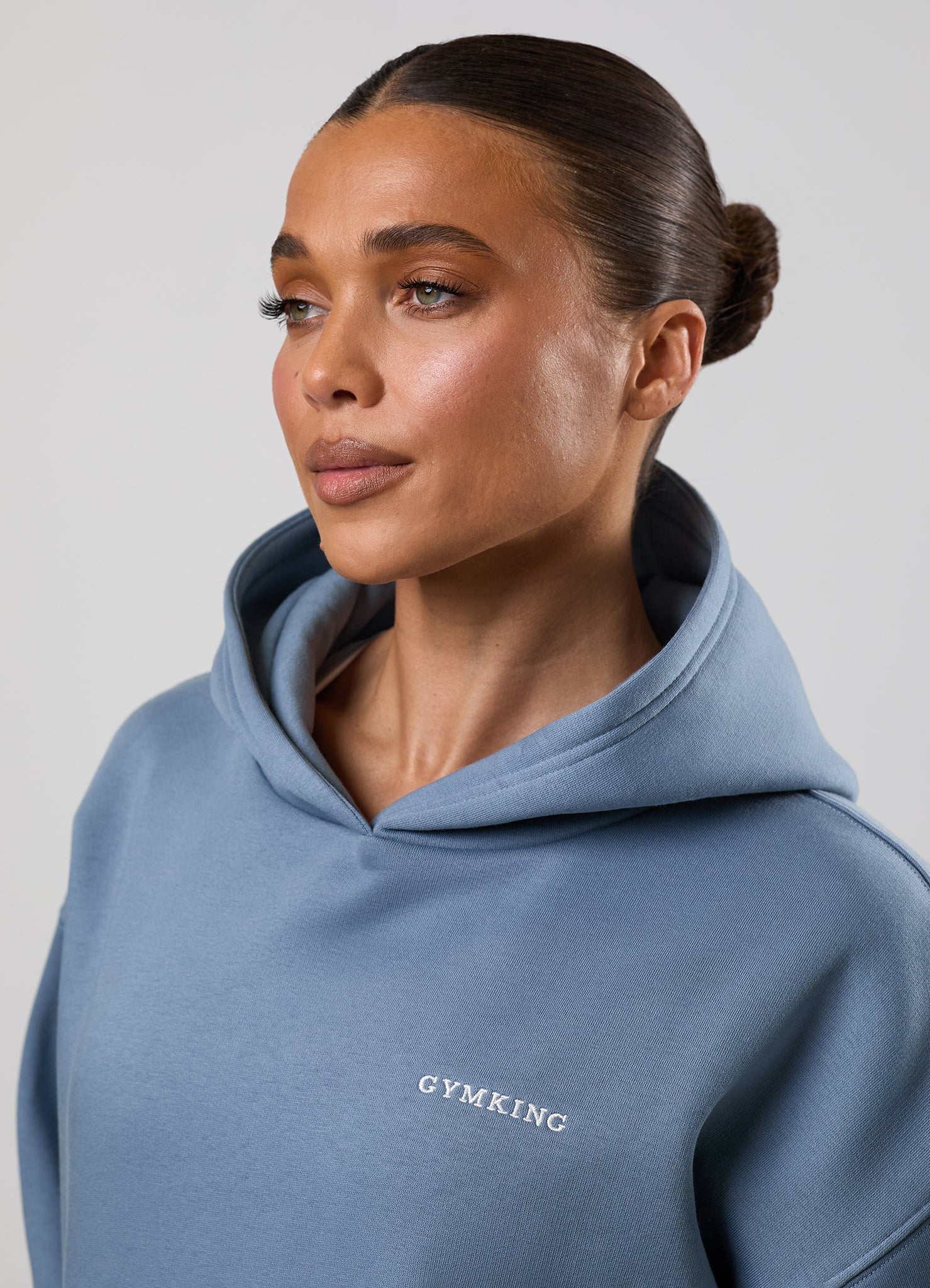Gym King 365 Relaxed Fit Hoodie - Faded Indigo