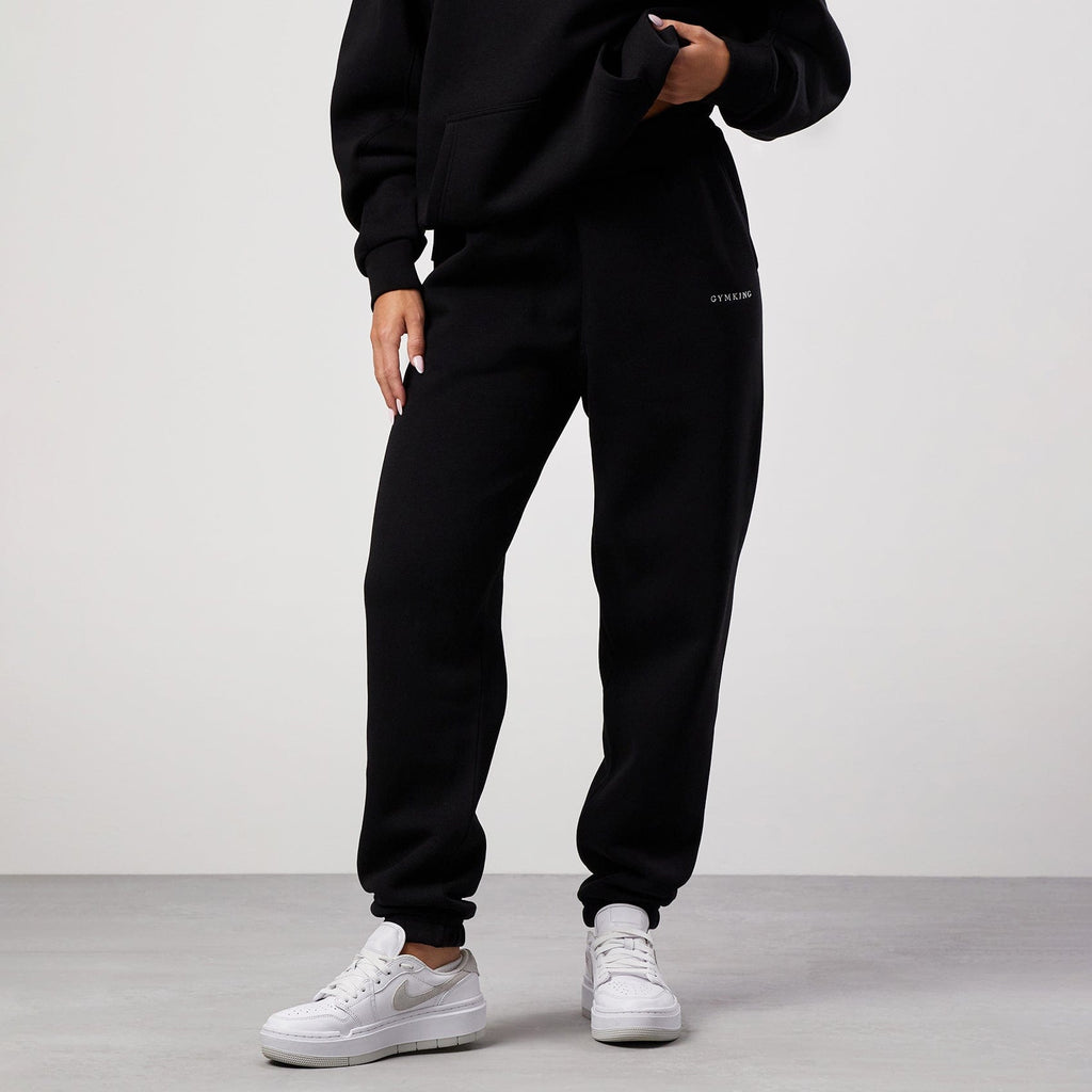 Gym King 365 Boyfriend Fleece Jogger - Black