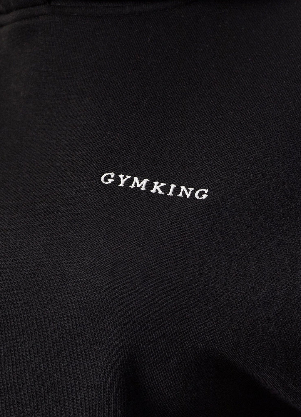 Gym King 365 Relaxed Fit Fleece Hoodie - Black