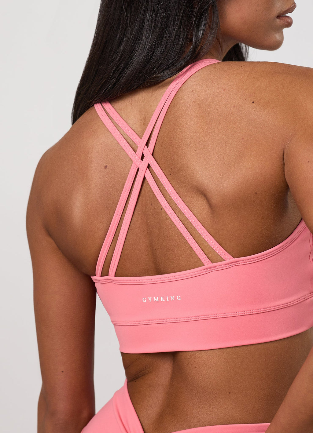 Gym King 365 Scrunch Bra - Coral Punch