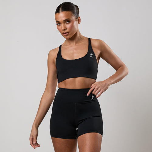 Gym King 365 Twist Back Bra - Black