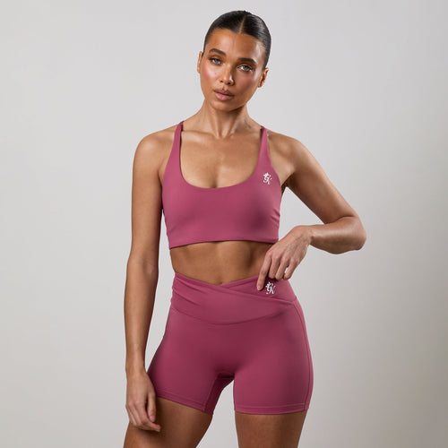 Gym King 365 Twist Back Bra - Berry
