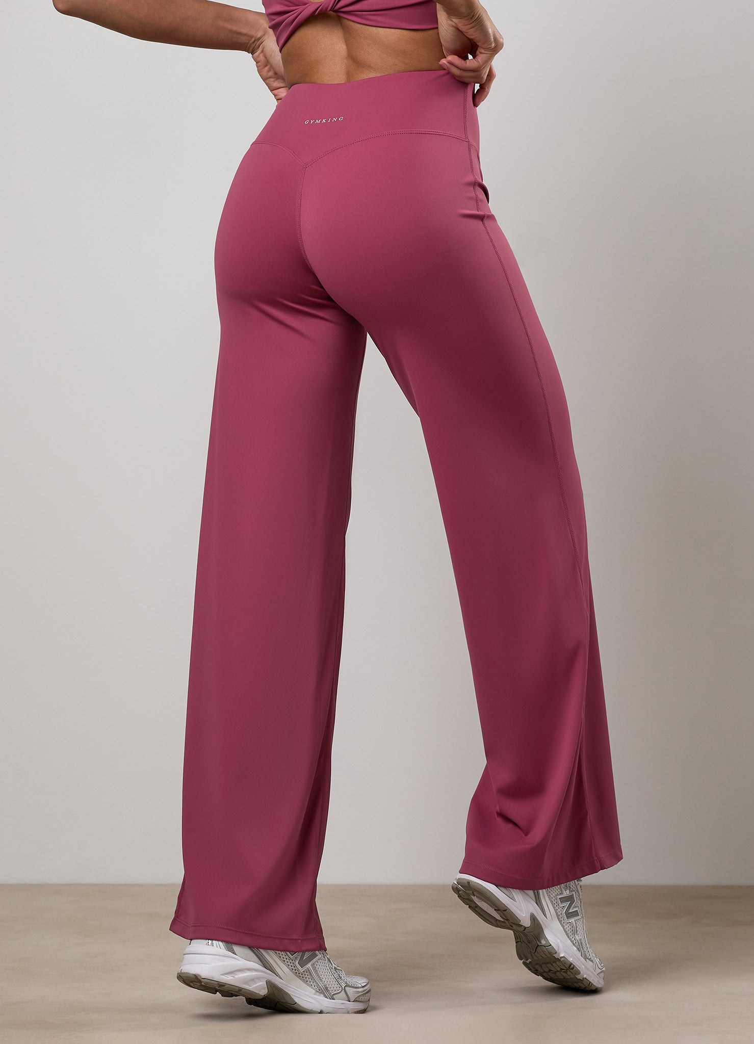 Gym King 365 Straight Leg Yoga Pant Petite - Berry