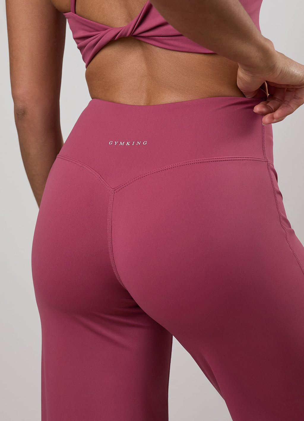 Gym King 365 Straight Leg Yoga Pant Regular - Berry