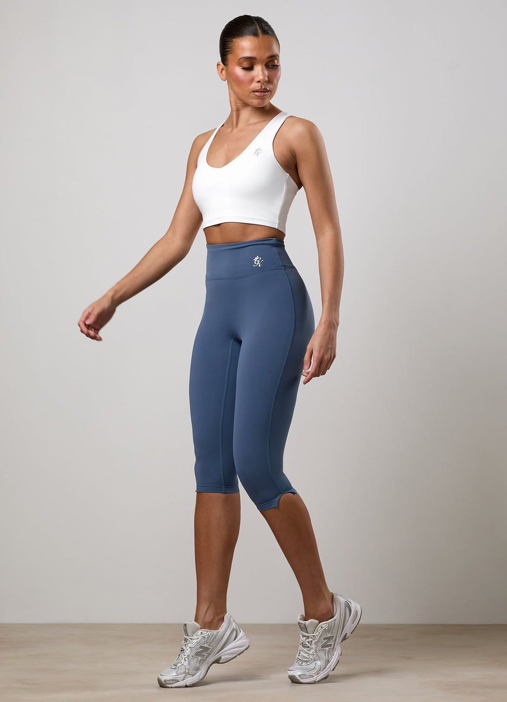 Gym King 365 Capri Legging - Slate Blue