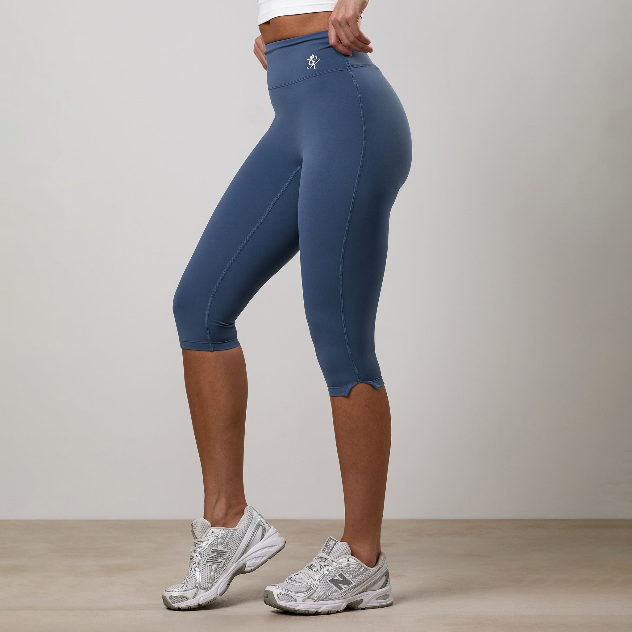 Gym King 365 Capri Legging - Slate Blue