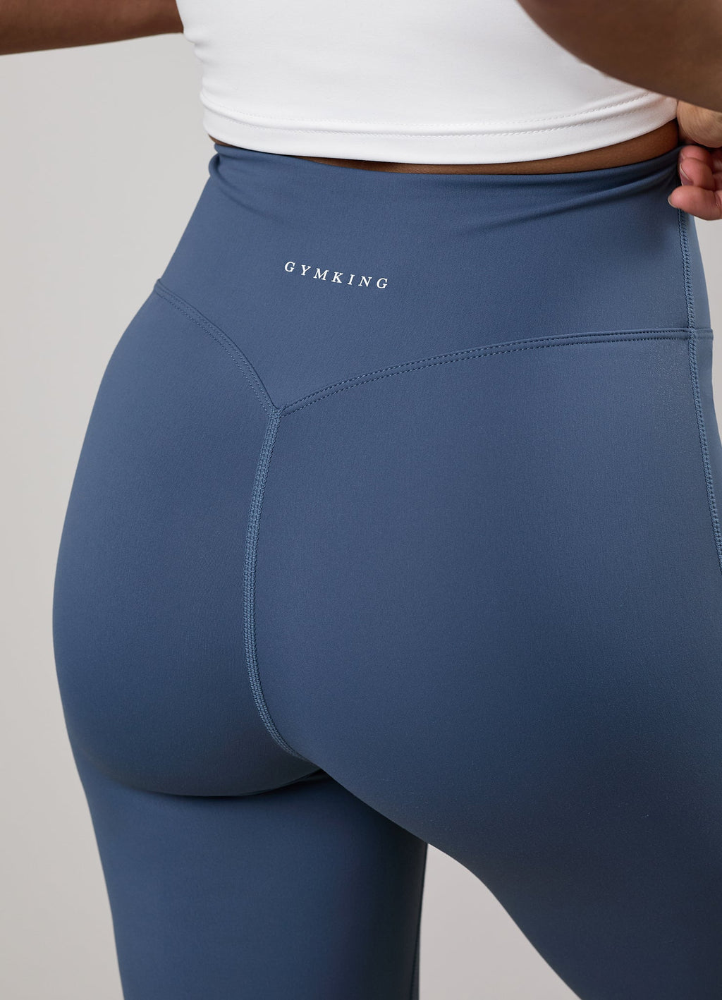 Gym King 365 Capri Legging - Slate Blue