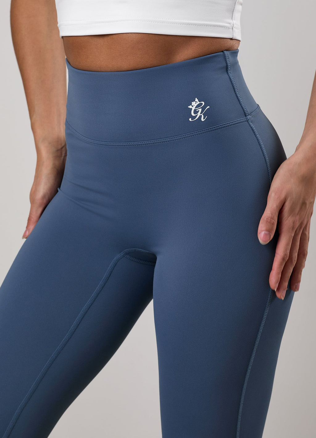 Gym King 365 Capri Legging - Slate Blue
