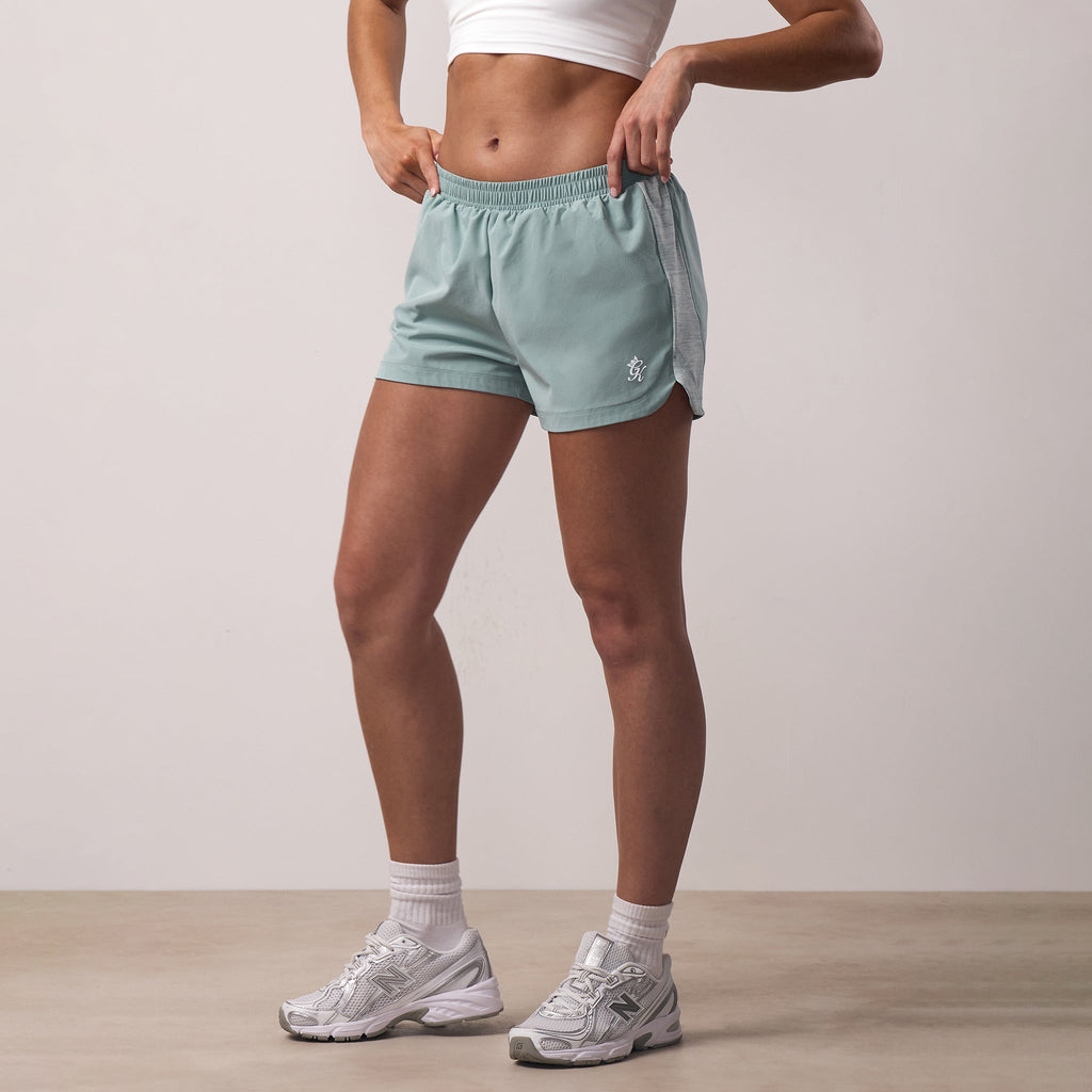 Gym King 365 Woven Grindle Short - Green Mist Grindle