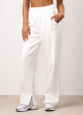 Gym King Shadow Straight Leg Jogger - Cream