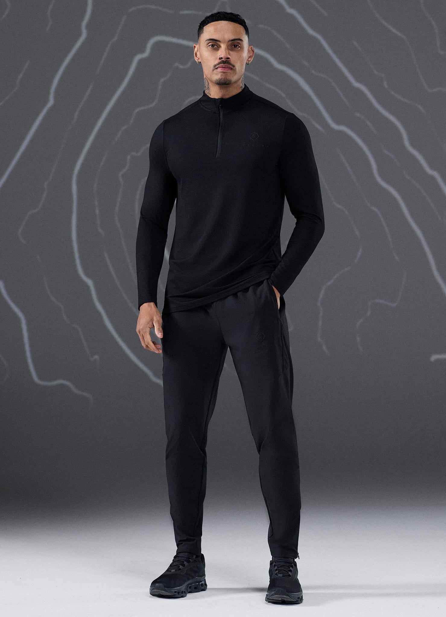 Gym King Rebellion Darkside Training Pant - Black