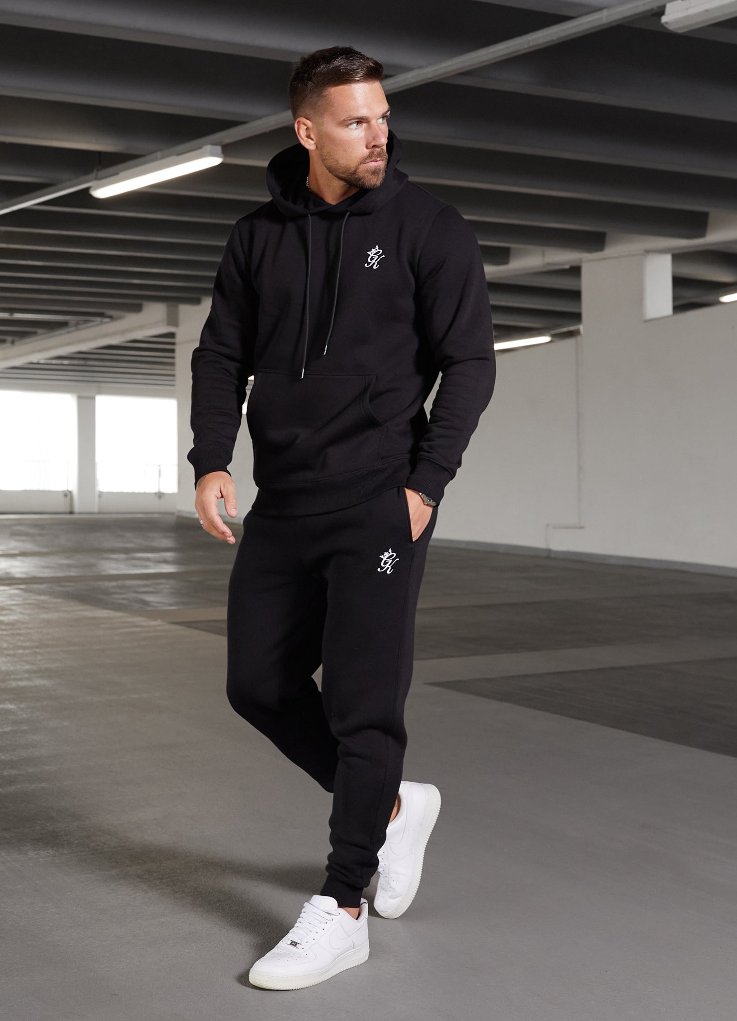 Gym King Fundamental Fleece Hoodie - Black