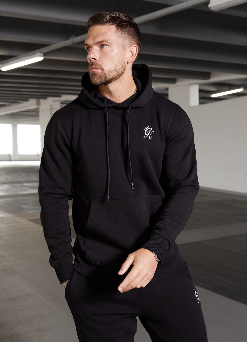 Gym King Fundamental Fleece Hoodie - Black
