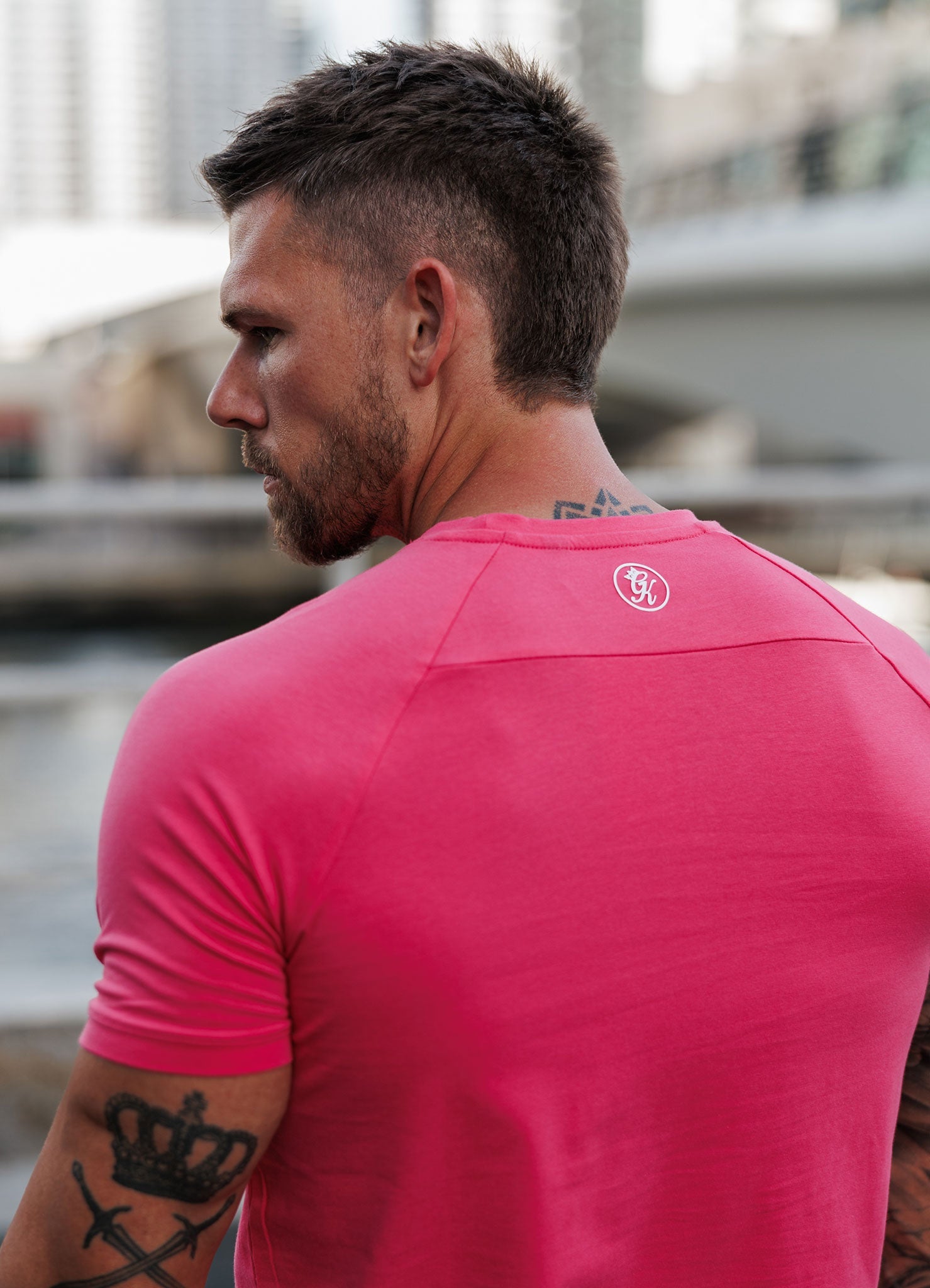 Gym King Pro Jersey Tee - Pink