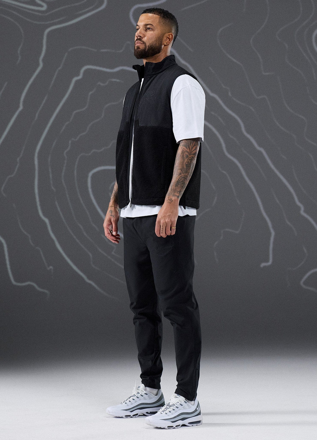 Gym King Rebellion Response Borg Gilet - Black
