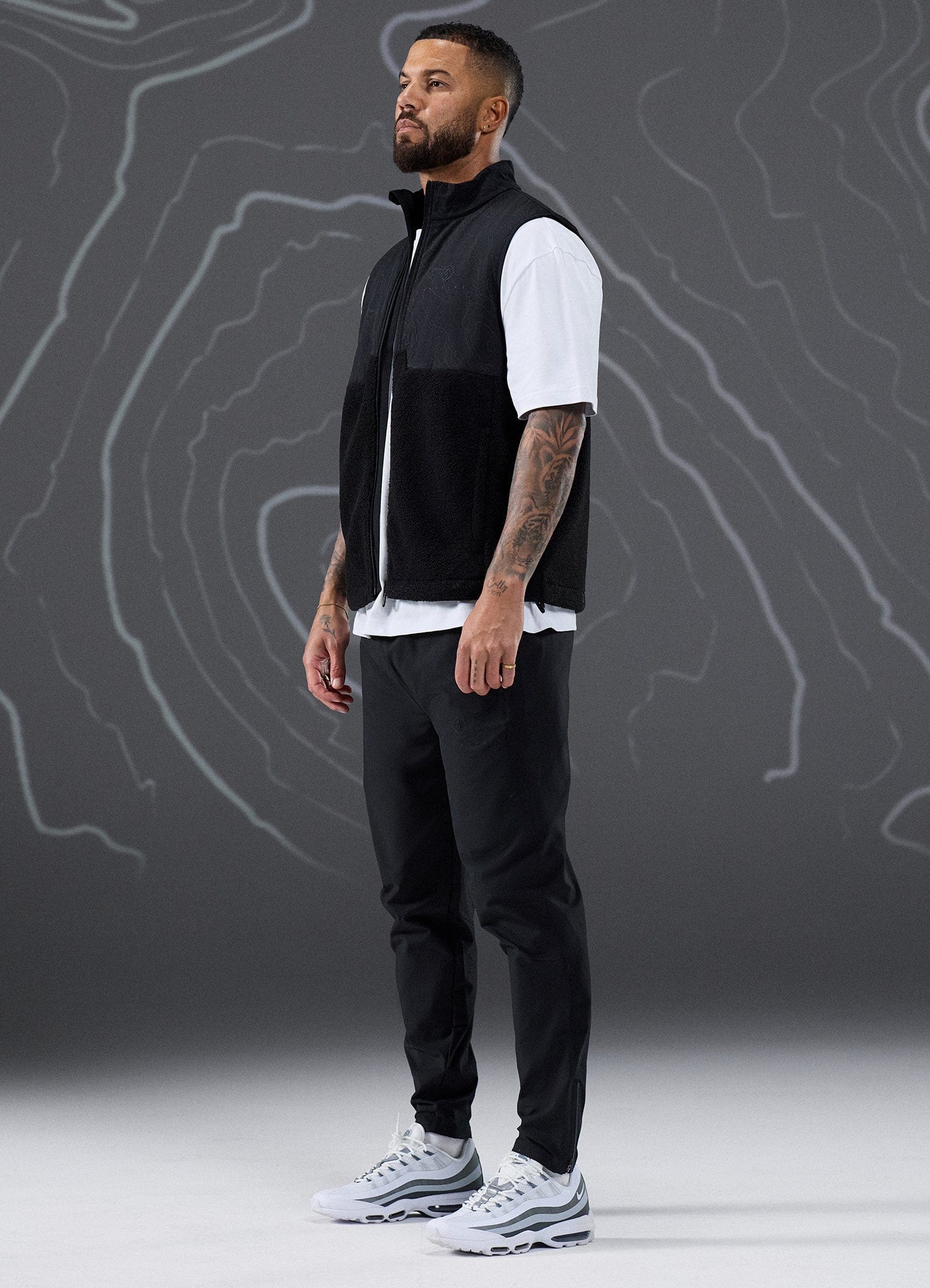 Gym King Rebellion Response Borg Gilet - Black