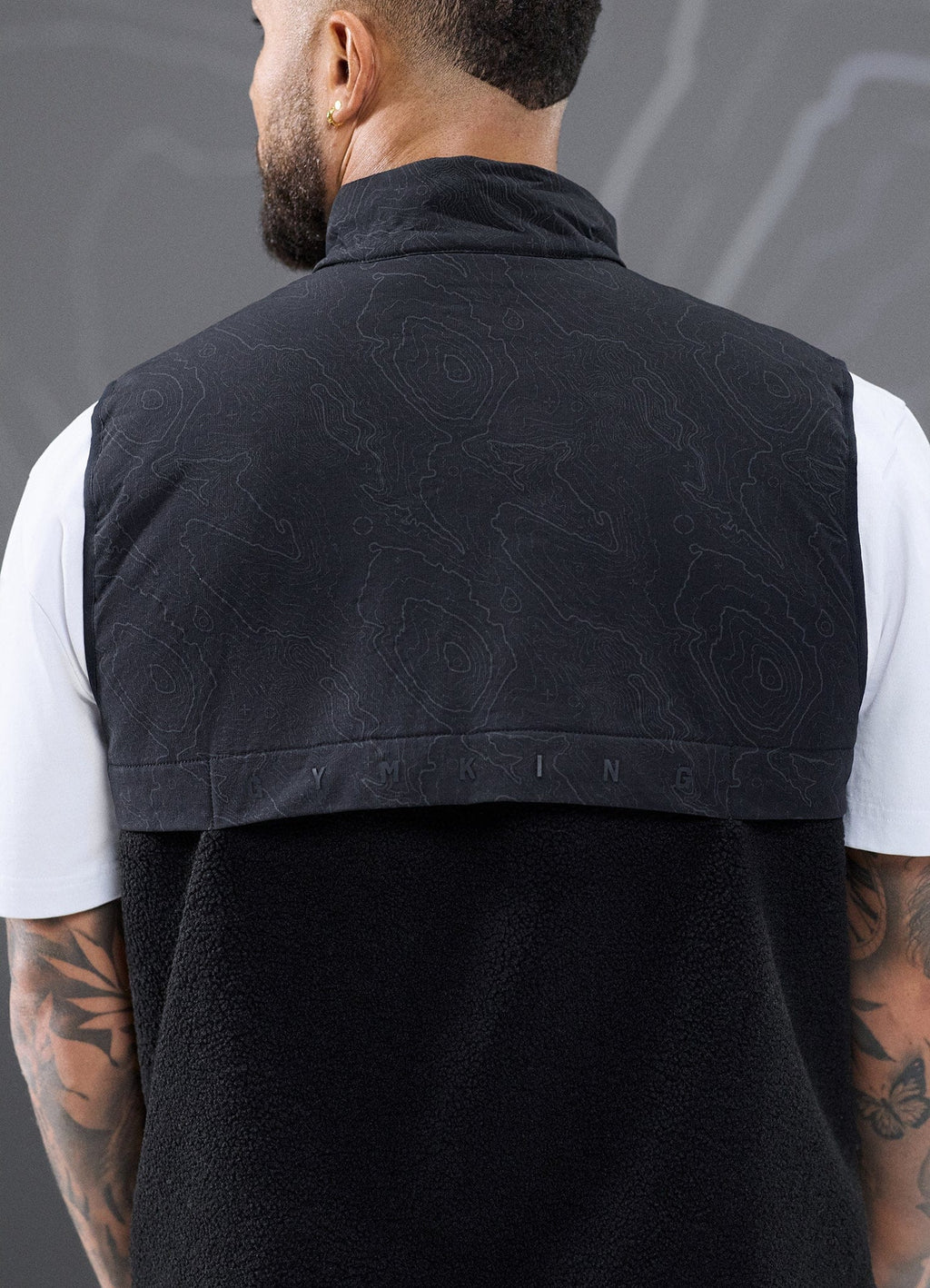 Gym King Rebellion Response Borg Gilet - Black