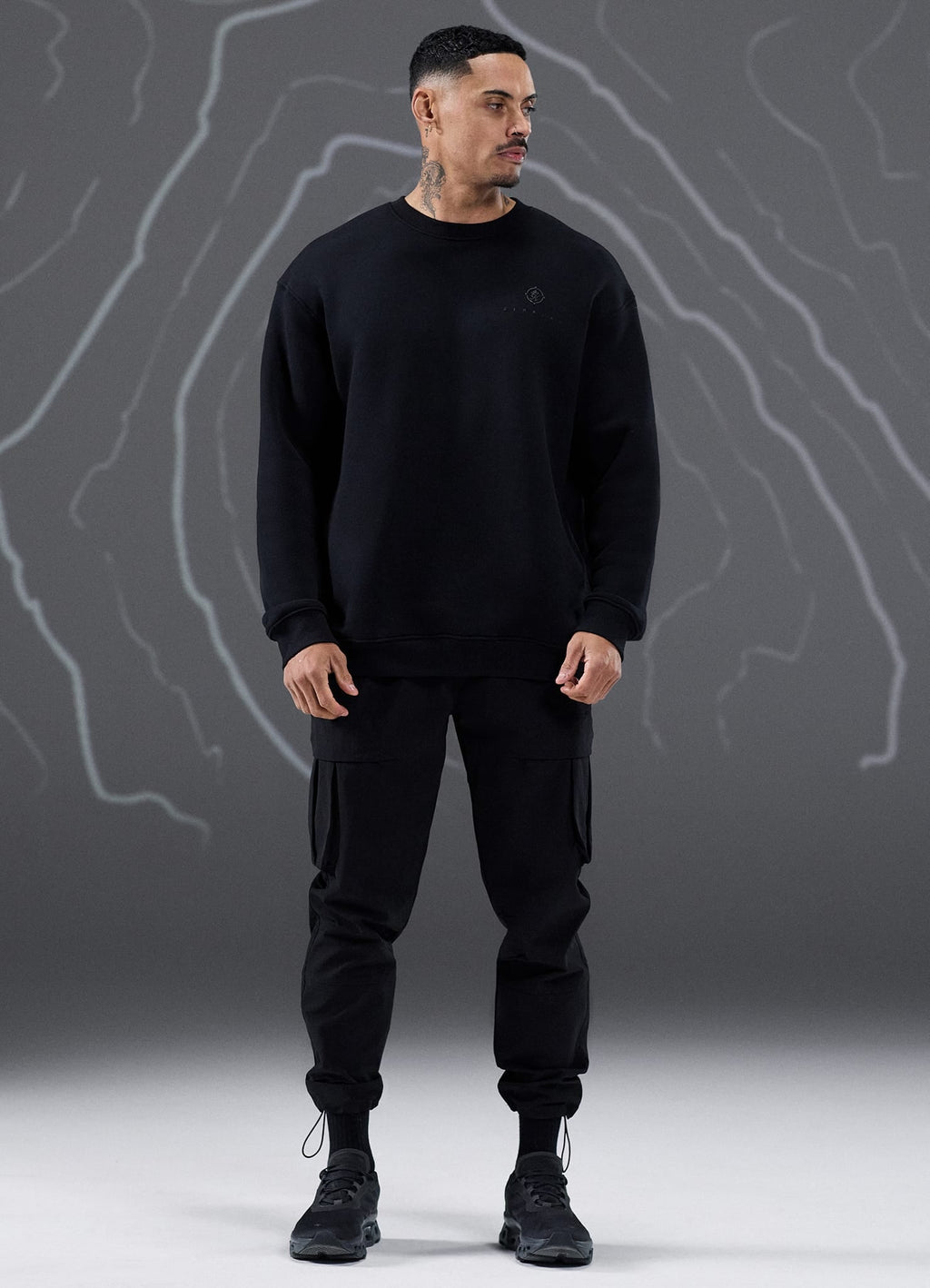 Gym King Rebellion Covert Cargo Utility Pant - Black