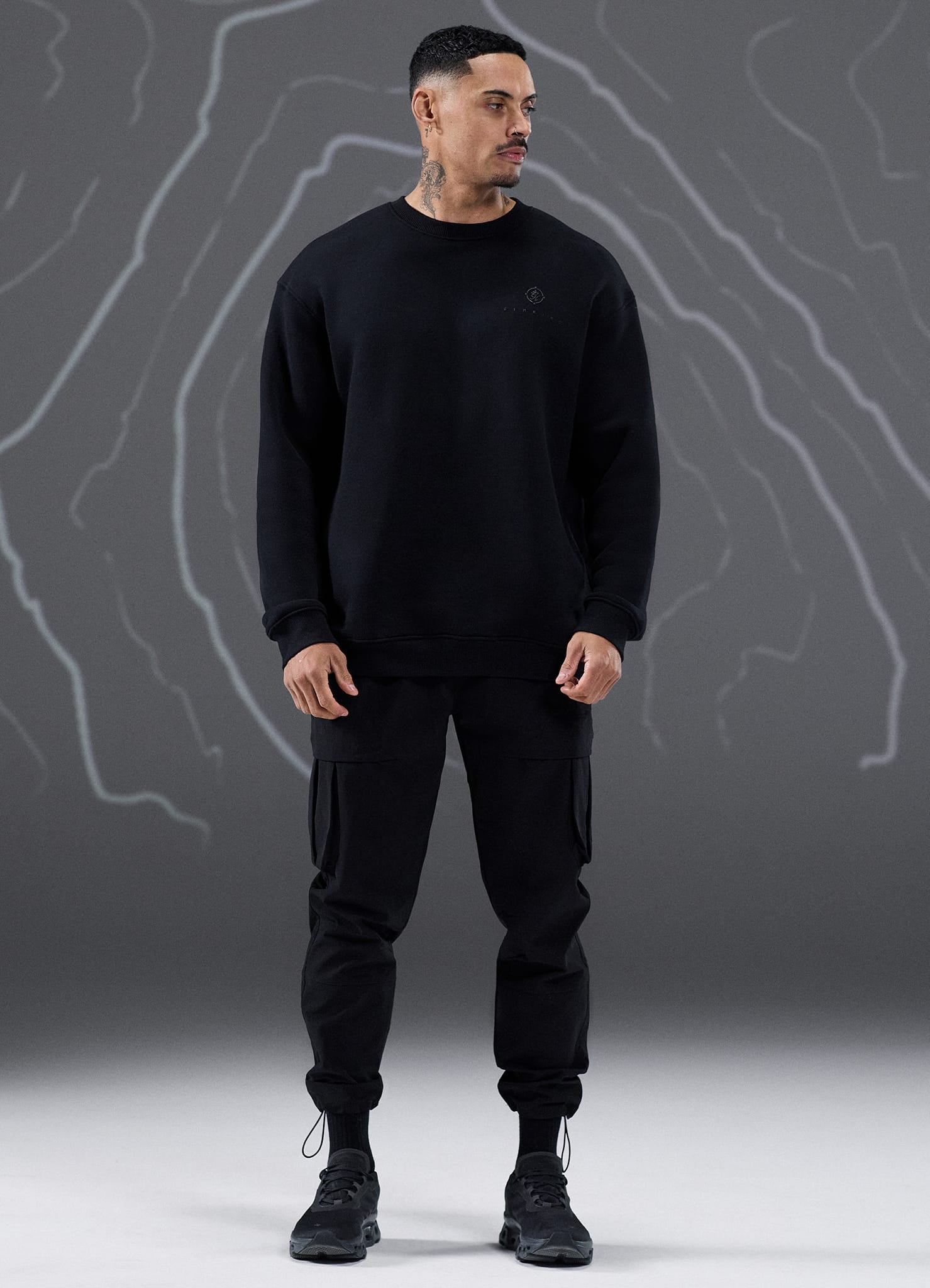 Gym King Rebellion Covert Cargo Utility Pant - Black