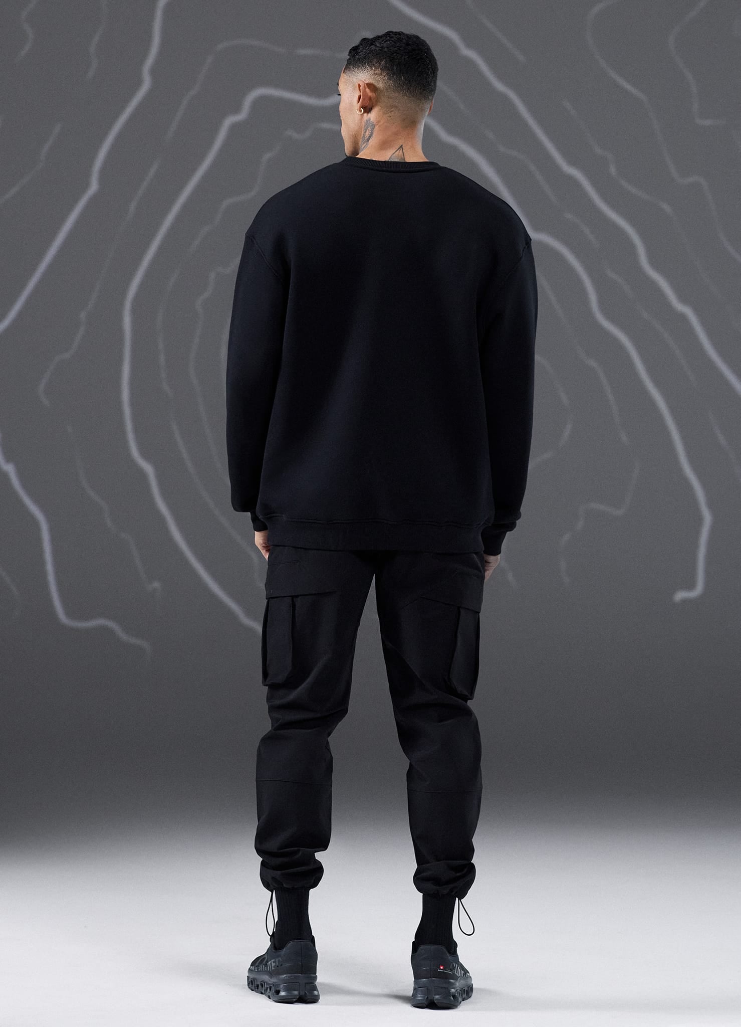 Gym King Rebellion Covert Cargo Utility Pant - Black
