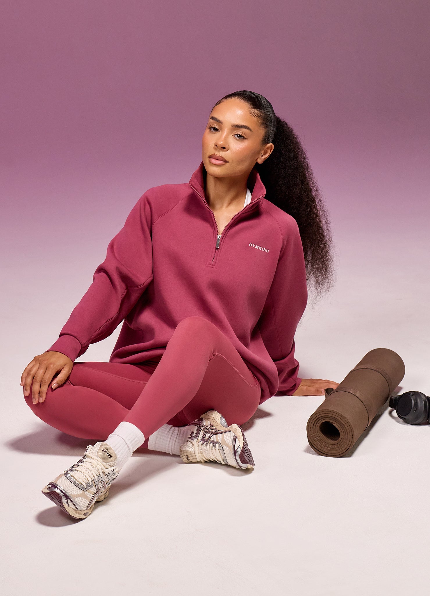 Gym King 365 Raglan Sleeve Funnel - Berry