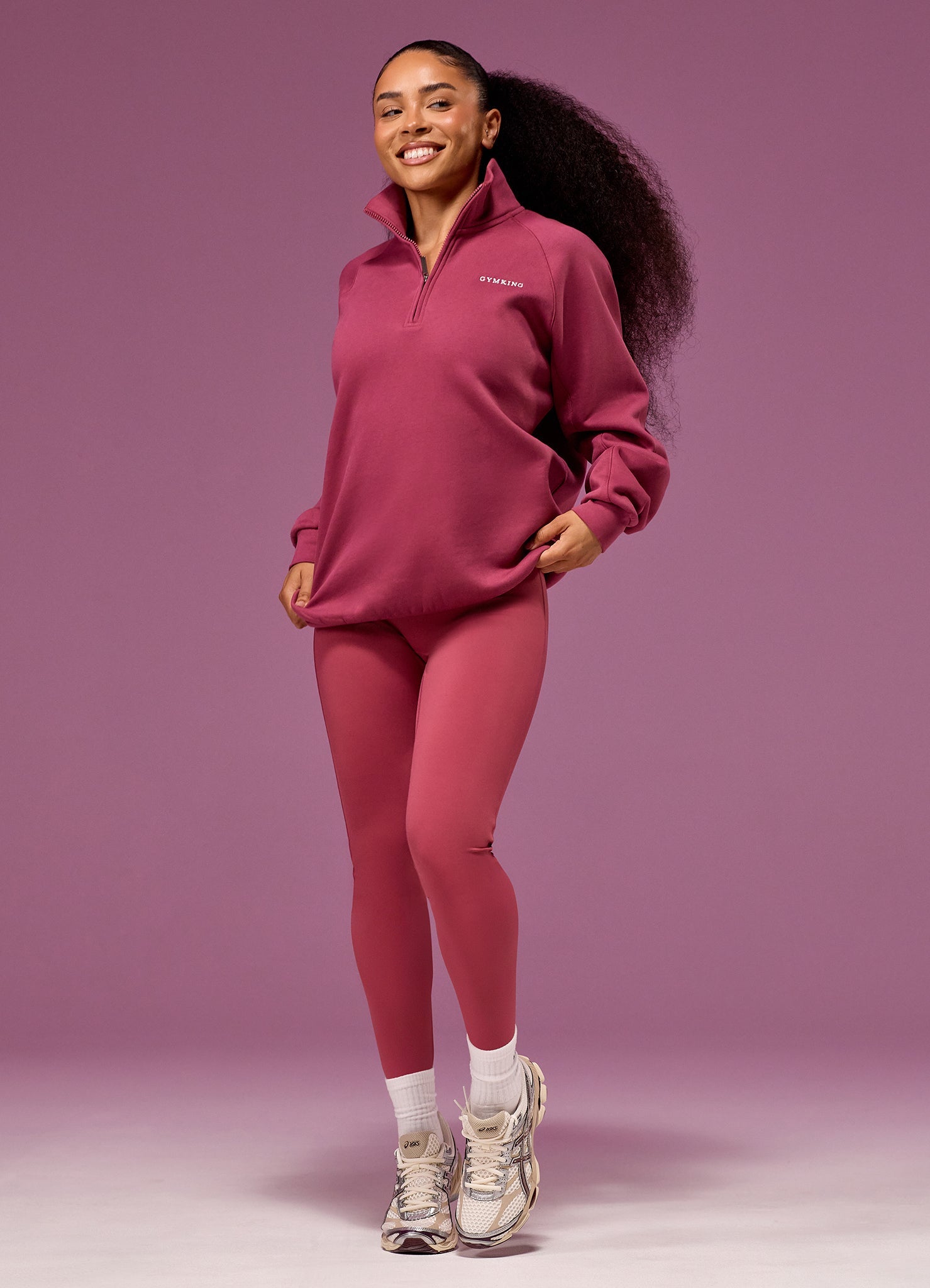 Gym King 365 Raglan Sleeve Funnel - Berry