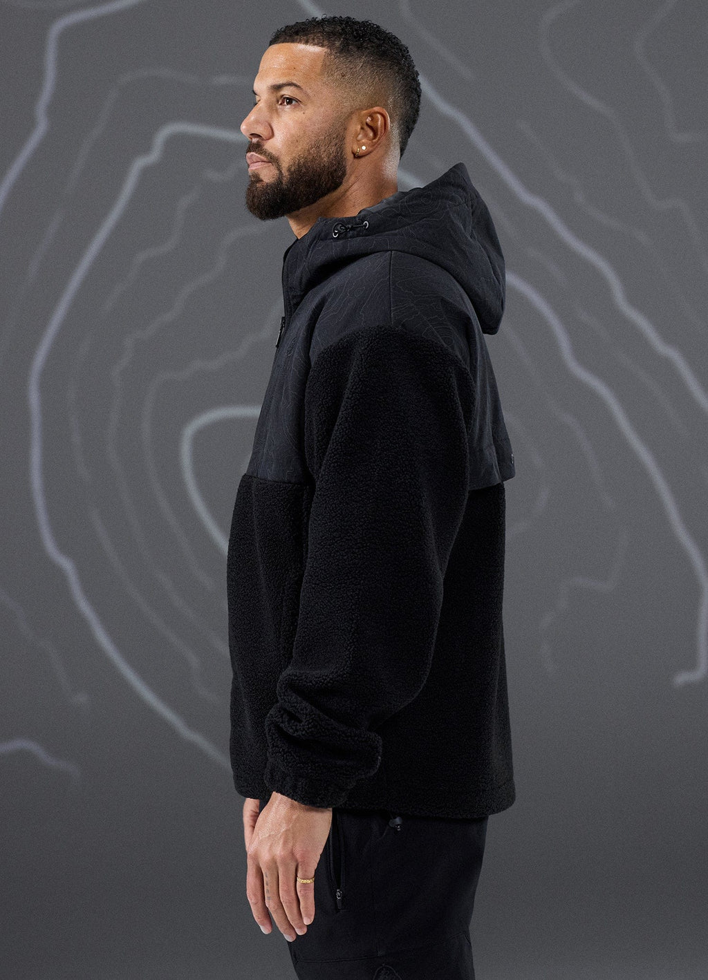 Gym King Rebellion Response Borg Jacket - Black