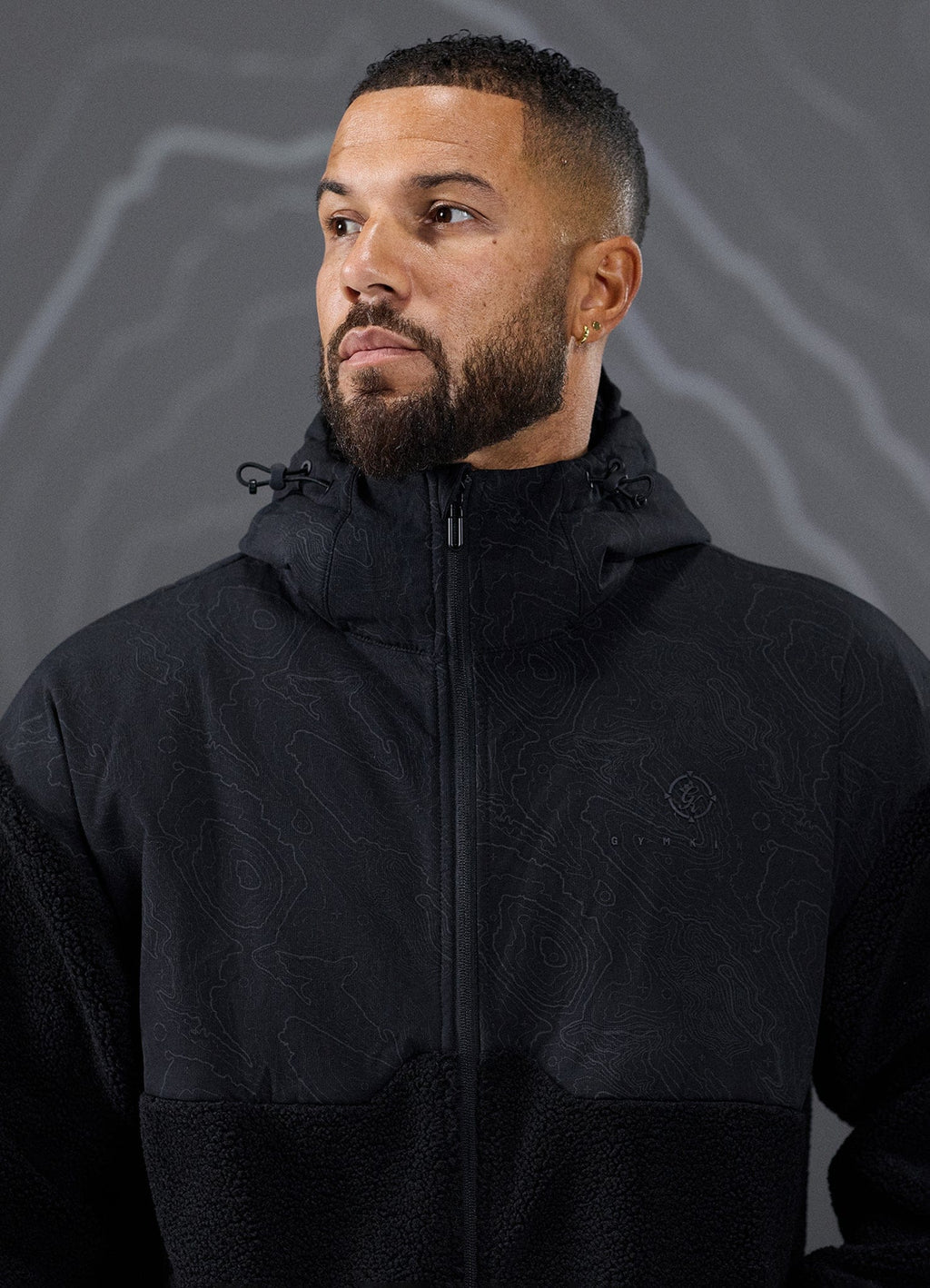 Gym King Rebellion Response Borg Jacket - Black