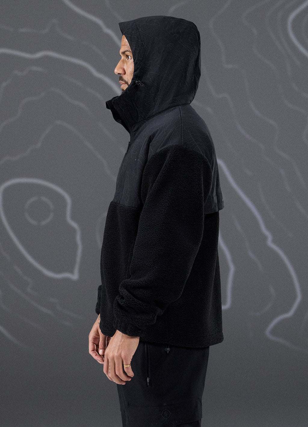 Gym King Rebellion Response Borg Jacket - Black