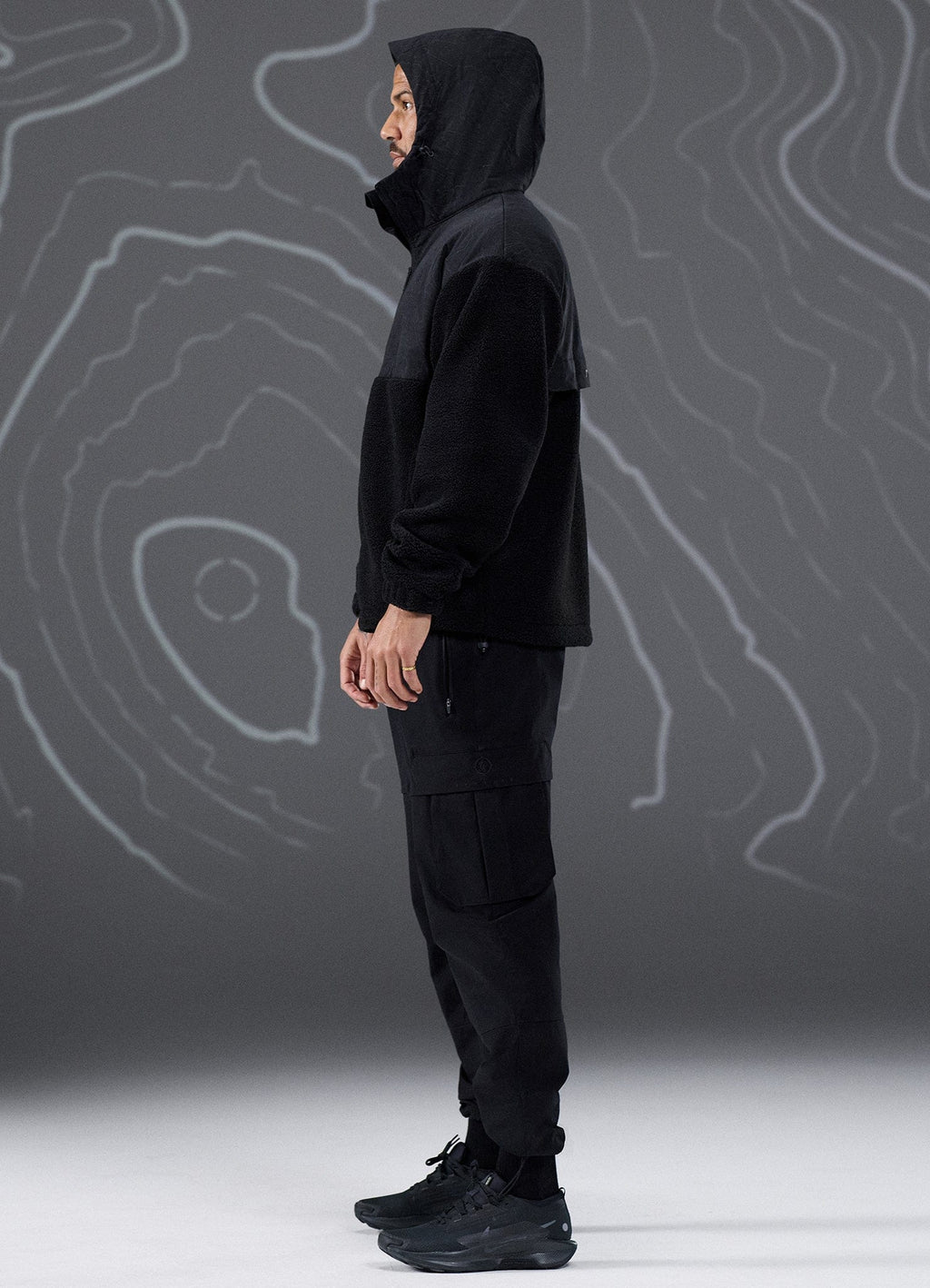 Gym King Rebellion Response Borg Jacket - Black
