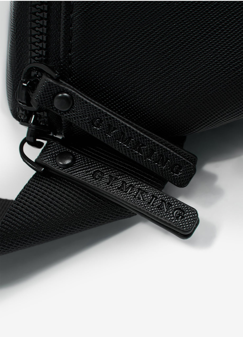 Gym King Debossed Belt Bag - Black