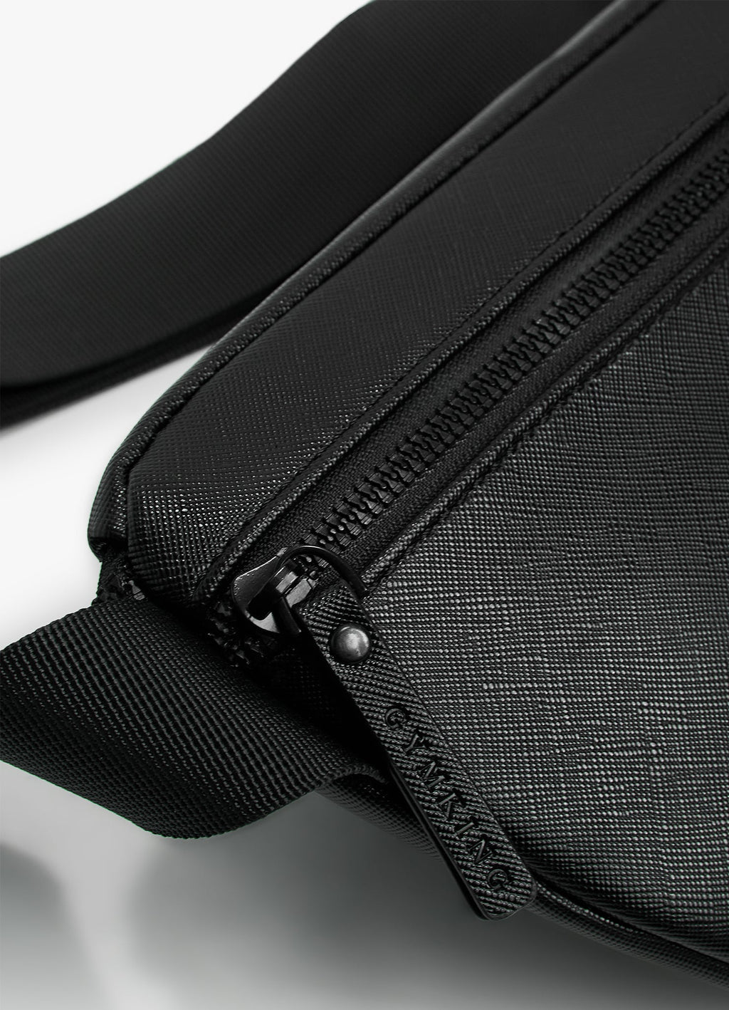 Gym King Debossed Belt Bag - Black