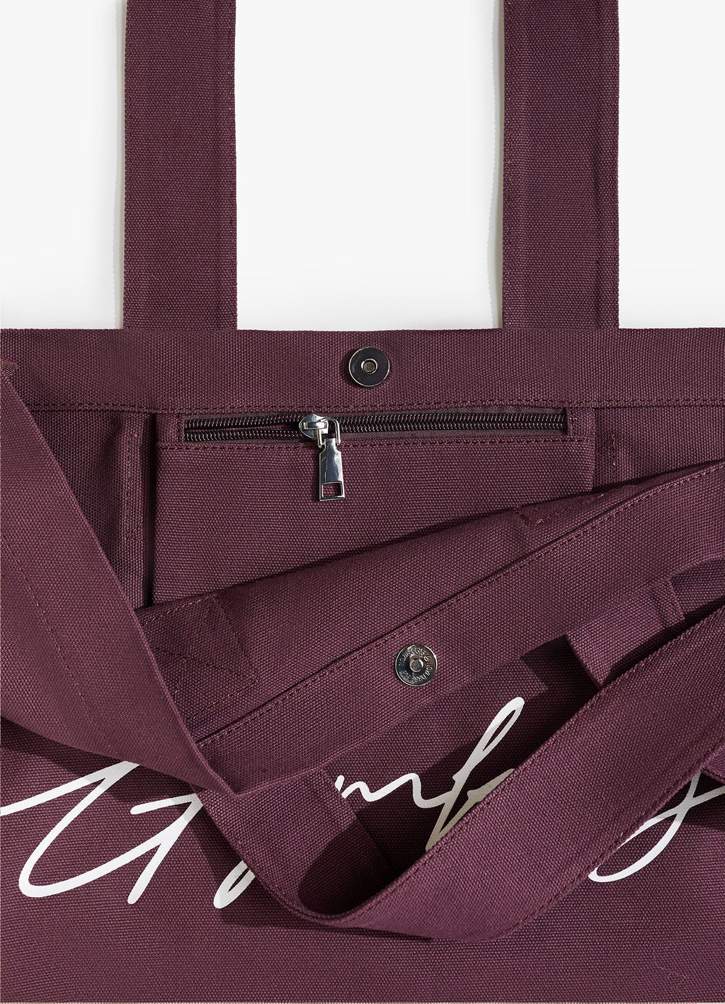 Gym King Script Tote Bag - Fig