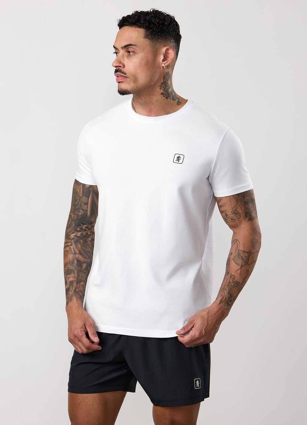 Gym King Apex Short Sleeve Tee - White