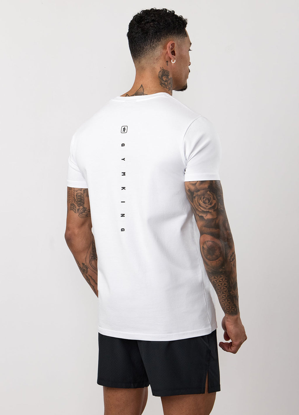 Gym King Apex Short Sleeve Tee - White