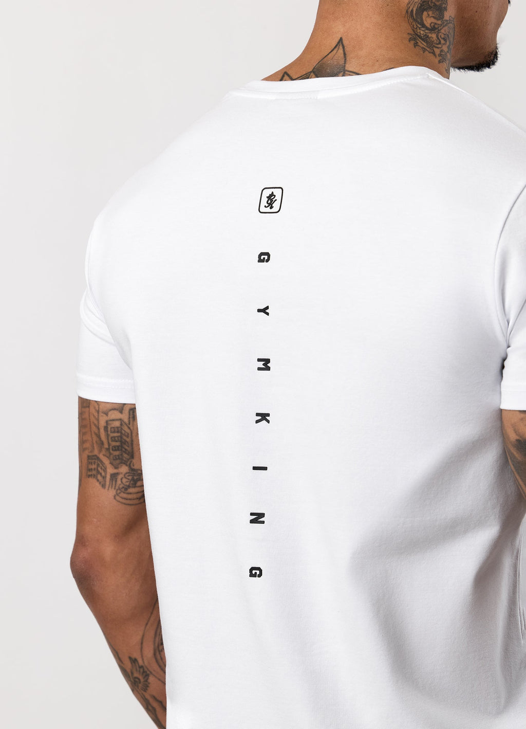 Gym King Apex Short Sleeve Tee - White