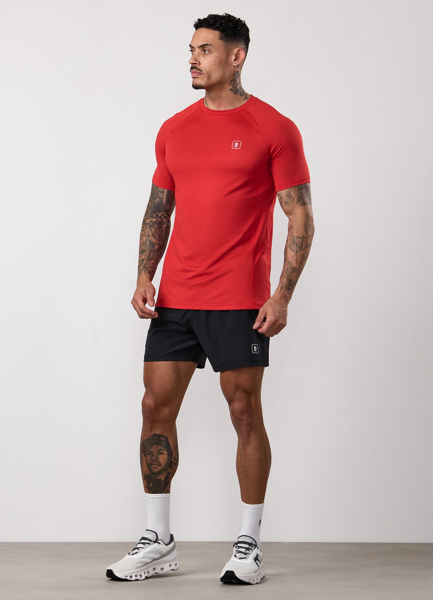 Gym King Apex Performance Tee - Signal Red