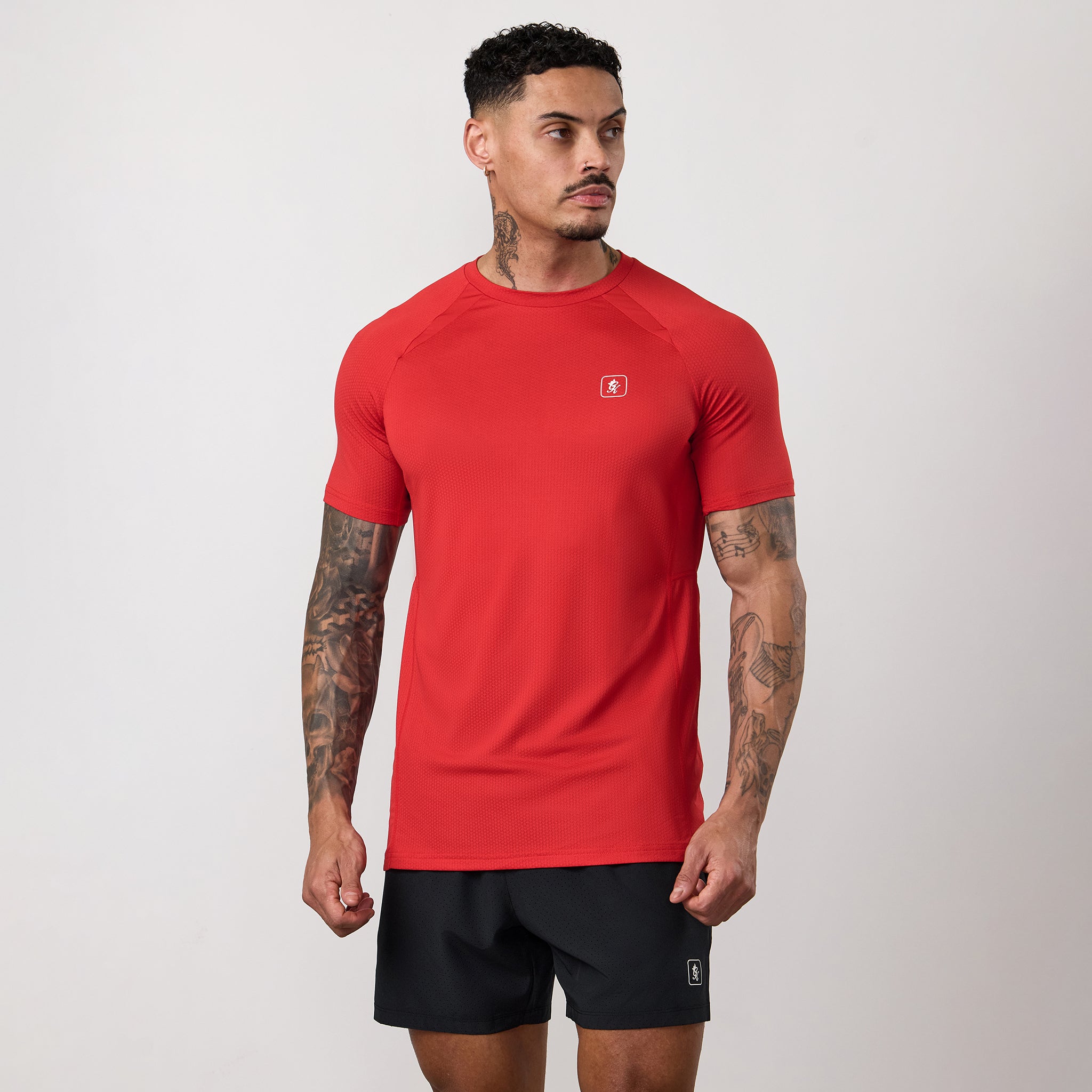 Gym King Apex Performance Tee - Signal Red