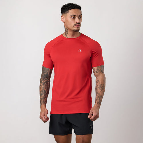 Gym King Apex Performance Tee - Signal Red
