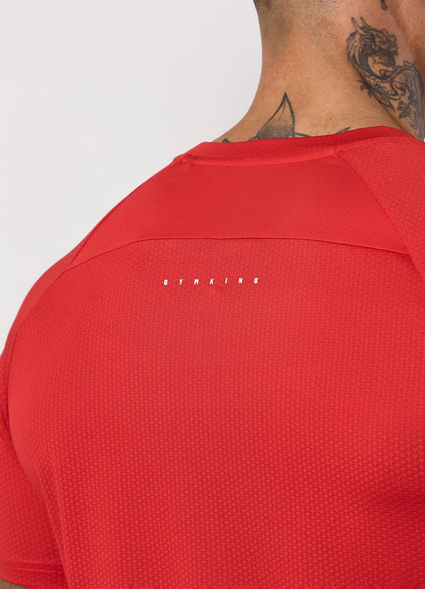 Gym King Apex Performance Tee - Signal Red