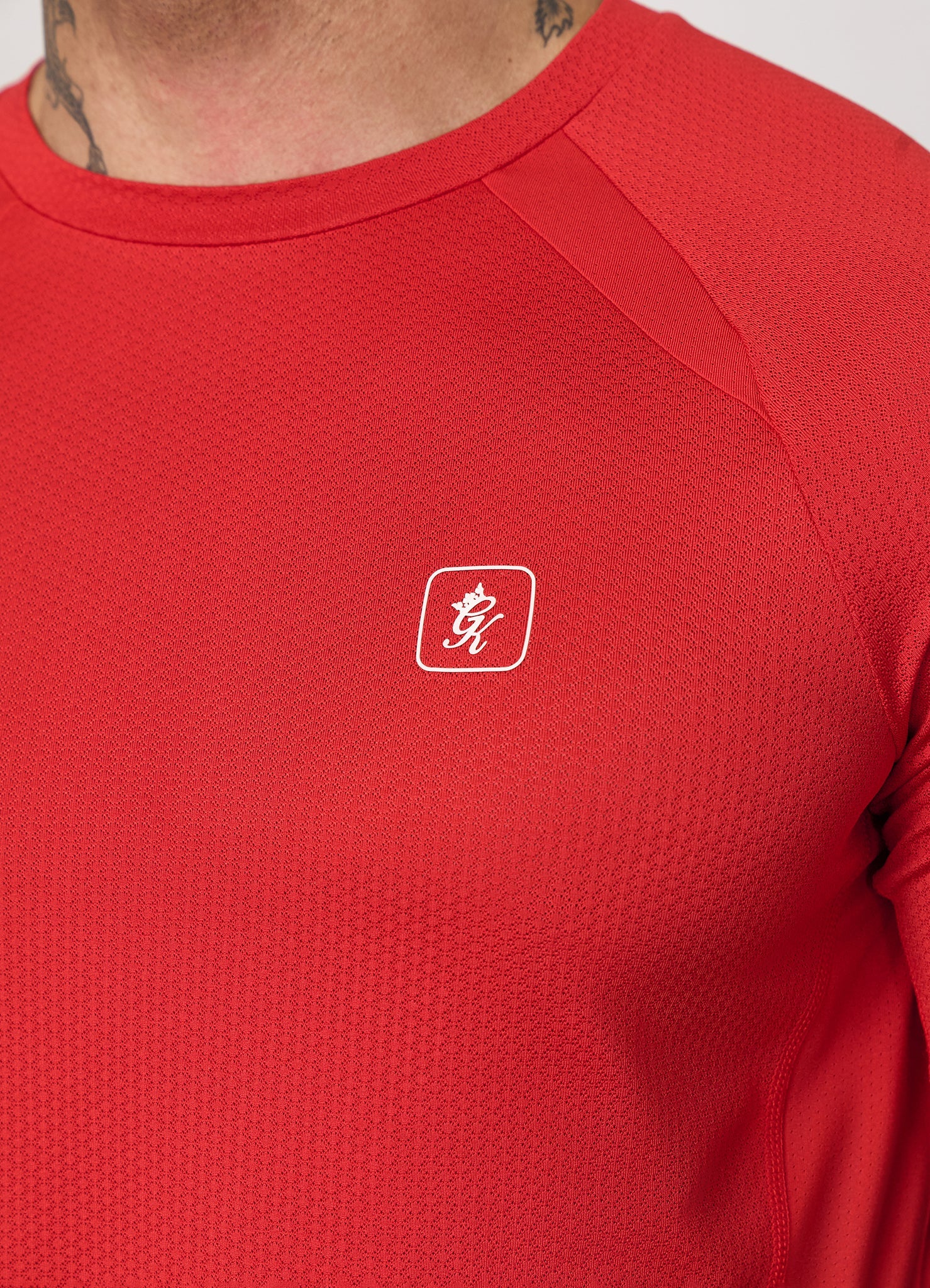 Gym King Apex Performance Tee - Signal Red