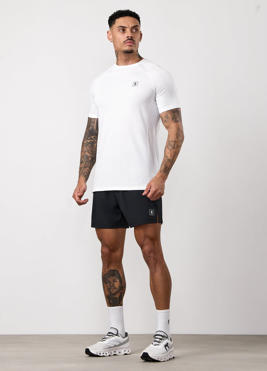 Gym King Apex Performance Tee - White