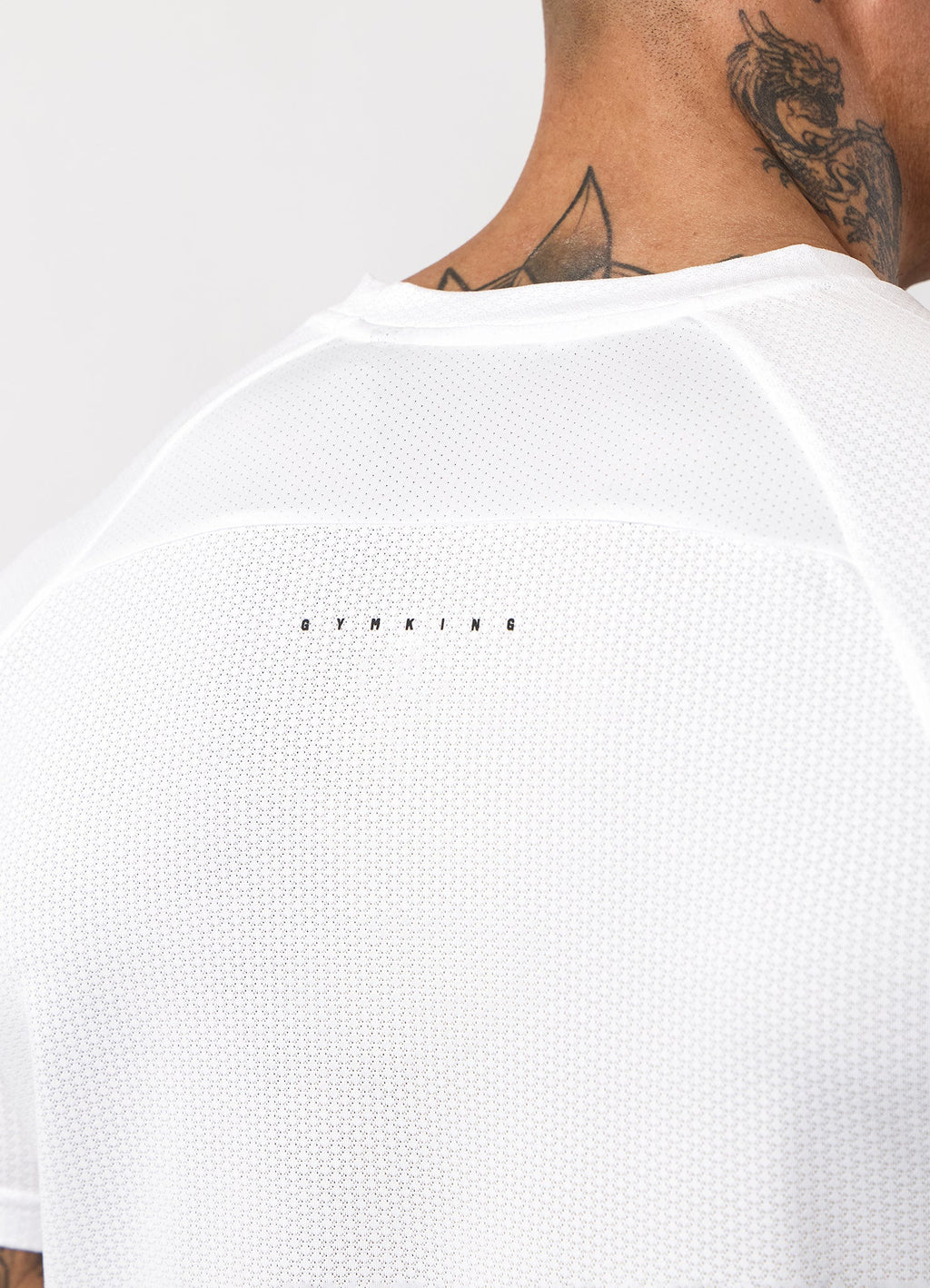 Gym King Apex Performance Tee - White