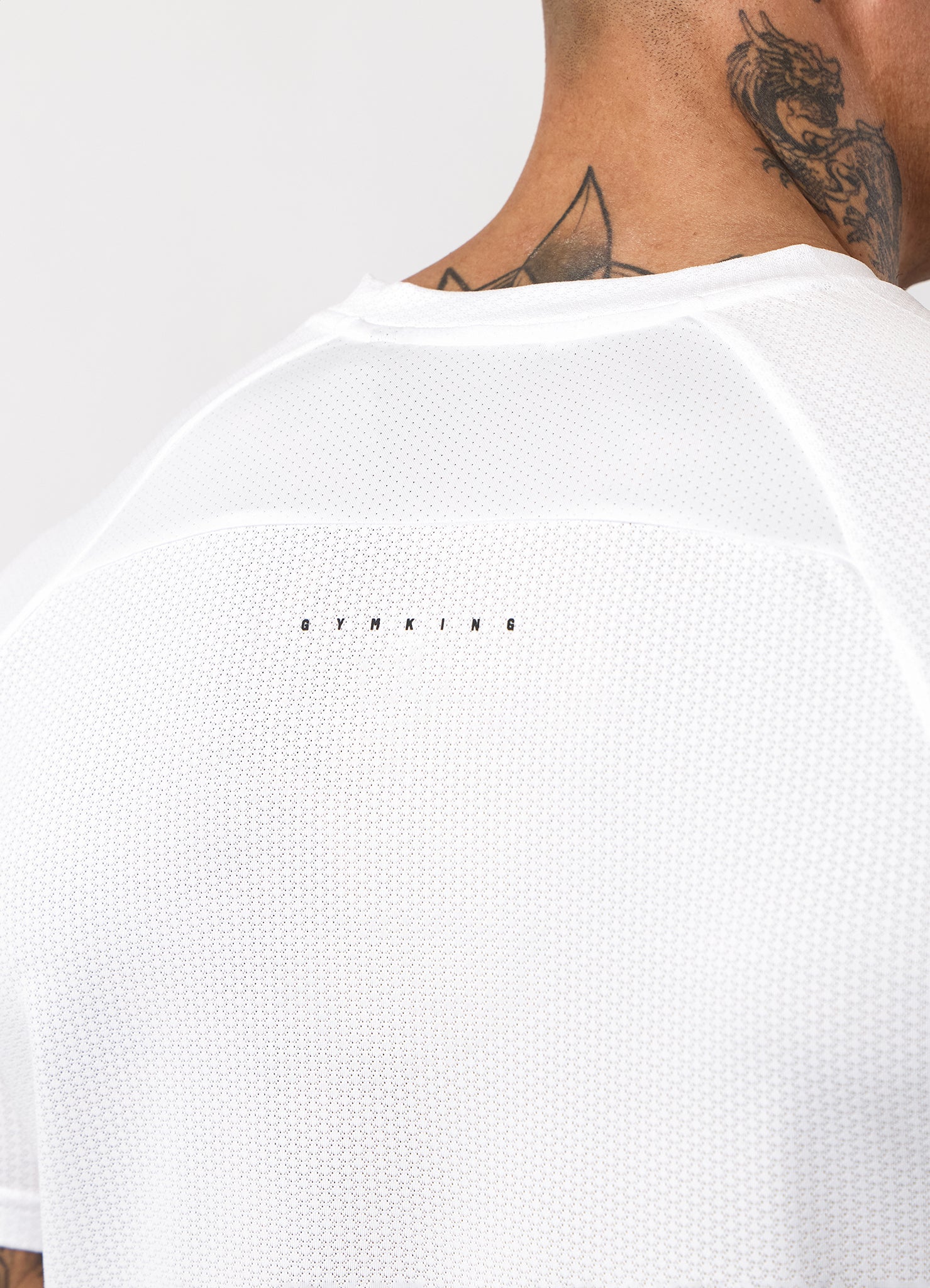 Gym King Apex Performance Tee - White