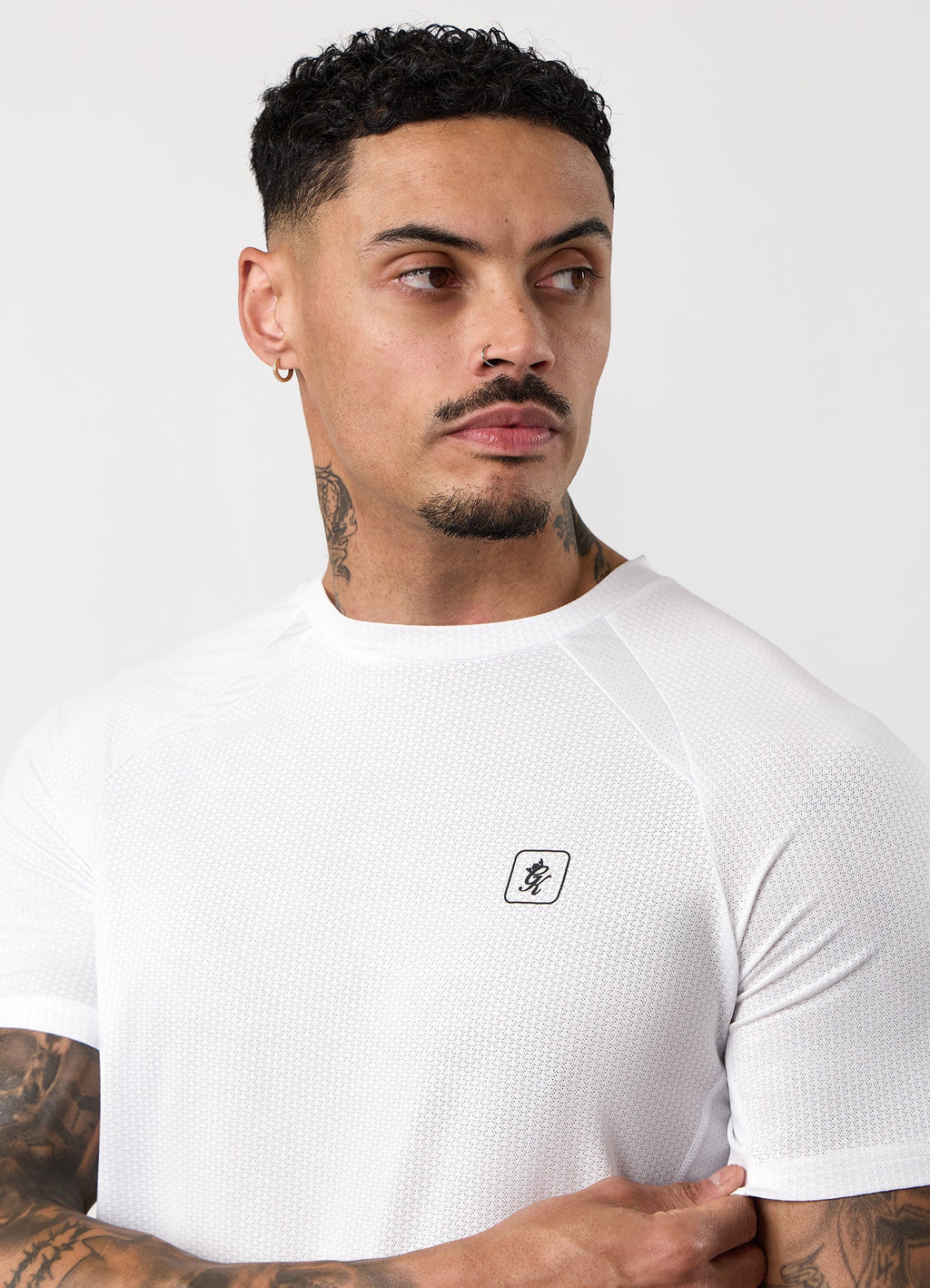 Gym King Apex Performance Tee - White