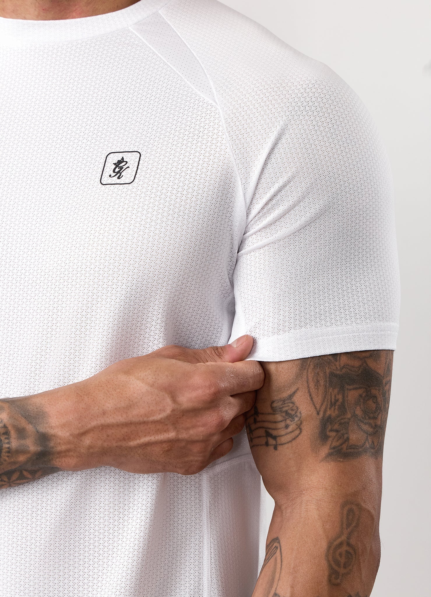 Gym King Apex Performance Tee - White