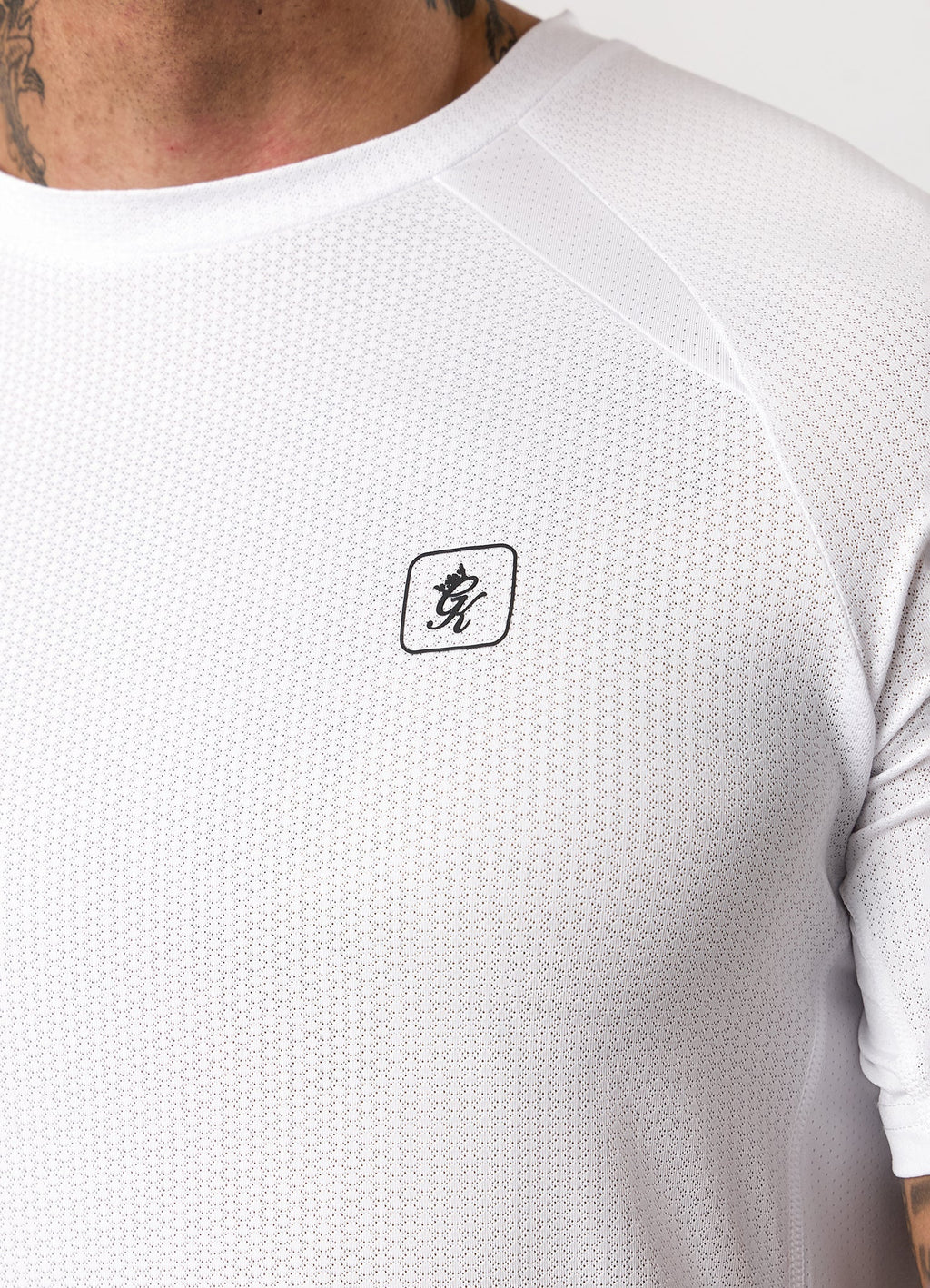 Gym King Apex Performance Tee - White