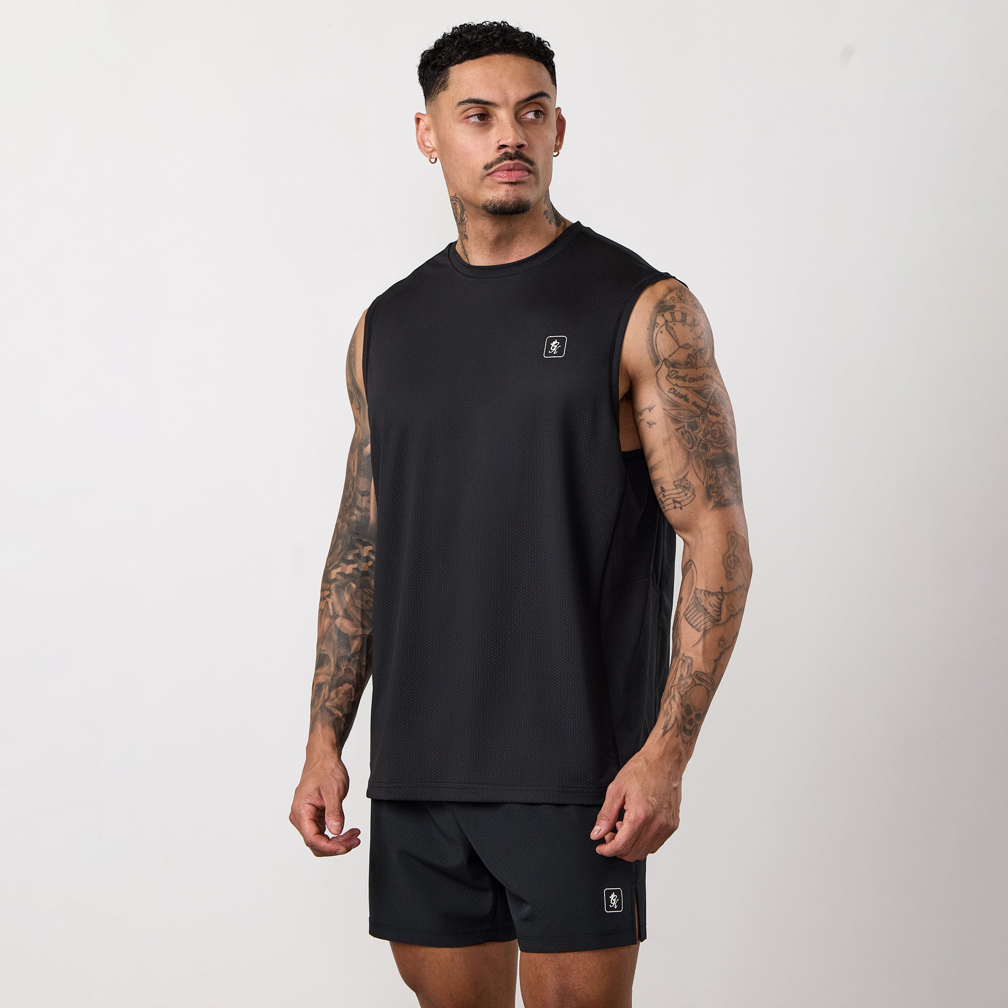 Gym King Apex Performance Vest - Black