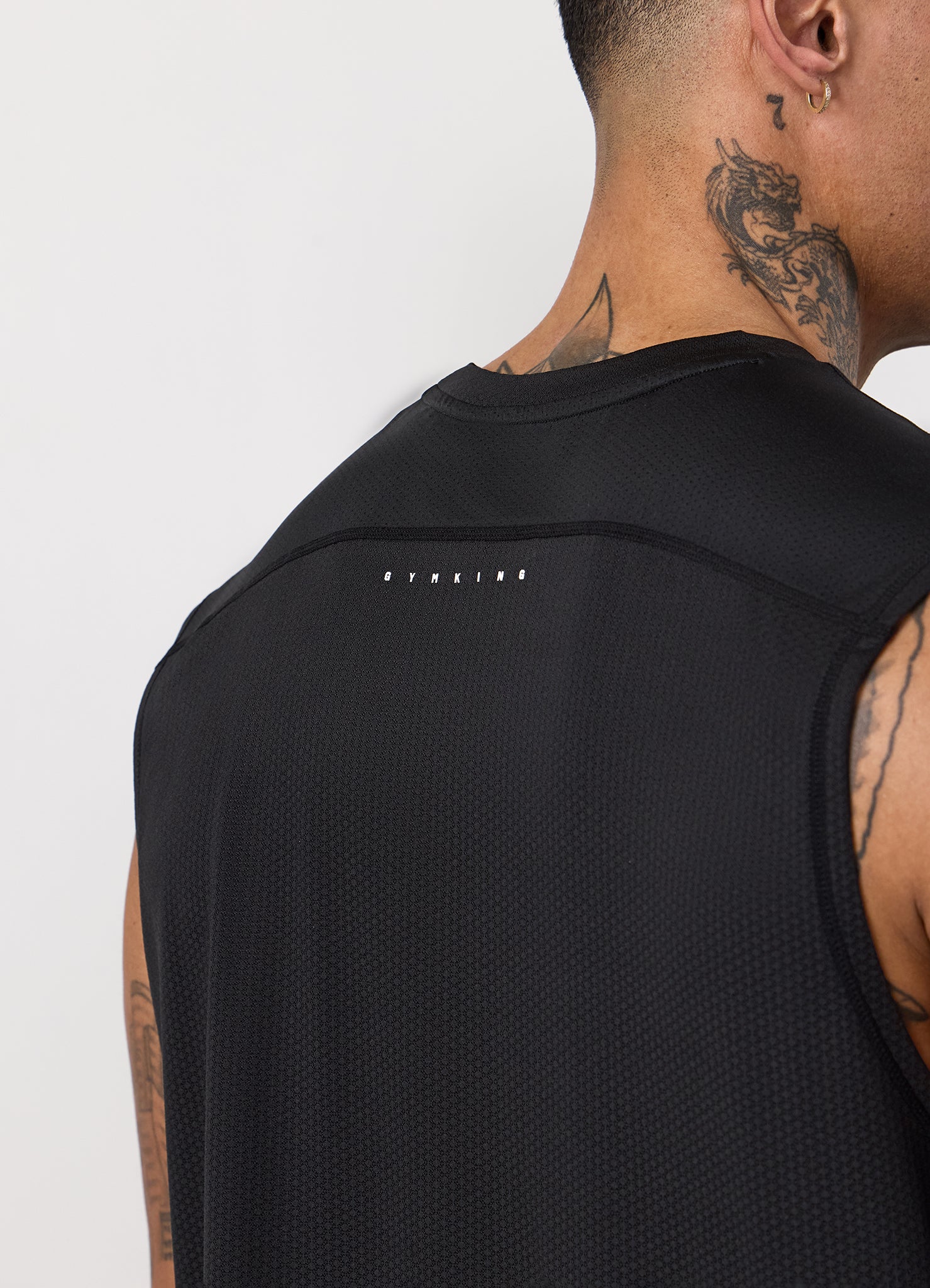 Gym King Apex Performance Vest - Black